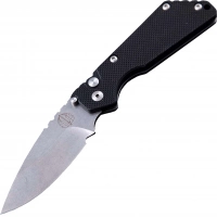 Автоматический складной нож Pro-Tech Pro-Strider SnG Auto, клинок Stonewash, сталь 154CM, рукоять сталь/черный G10 купить в 