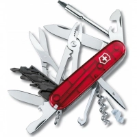 Нож перочинный Victorinox CyberTool, сталь X55CrMo14, рукоять Cellidor®, полупрозрачный красный купить в Уфе