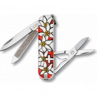 Нож перочинный Victorinox Edelweiss 0.6203.840 58мм 7 функций дизайн рукояти Эдельвейс купить в Уфе