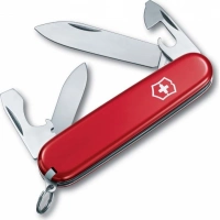 Нож перочинный Victorinox Recruit, сталь X55CrMo14, рукоять Cellidor®, красный купить в Уфе