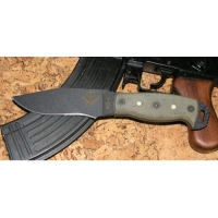 Нож с фиксированным клинком Ontario «NS-4 Black Canvas Micarta Handle» купить в Уфе