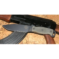 Нож с фиксированным клинком Ontario «RD6 Black Micarta», серрейтор купить в Уфе