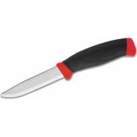 Нож с фиксированным лезвием Morakniv Companion F Rescue, сталь Sandvik 12С27, рукоять резина/пластик купить в Уфе