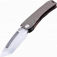 Нож складной Medford Marauder Tanto, сталь D2 Tool Steel, рукоять титановый сплав, бронзовый купить в Уфе