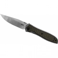 Нож складной Zero Tolerance 0640, сталь CPM-20CV, рукоять титан/карбон купить в 