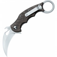 Складной нож Fox IKBS Ball Bearing Karambit, сталь Elmax, рукоять титановый сплав 6Al4V, чёрный купить в Уфе