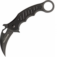 Складной нож Fox Karambit, сталь N690, рукоять стеклотекстолит G-10, чёрный купить в Уфе