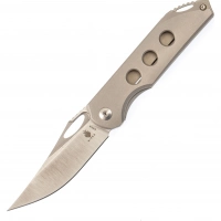 Складной нож Kizer Assassin, сталь CPM S35VN, рукоять титан, золотистый купить в 