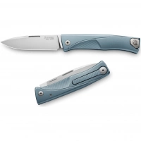 Складной нож LionSteel Thrill, сталь M390, рукоять Blue titanium купить в Уфе