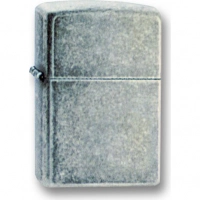 Зажигалка ZIPPO Antique Silver Plate, латунь с покрытием ™Plate, серебристый, матовая, 36х12×56 мм купить в Уфе