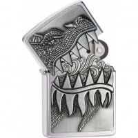 Зажигалка ZIPPO Classic с покрытием Brushed Chrome купить в Уфе